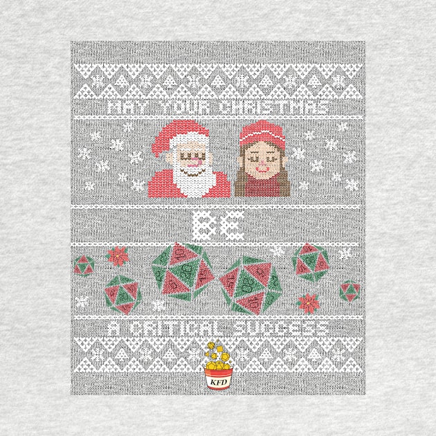 Critical Successful Christmas - Ugly Sweater by KYFriedDice